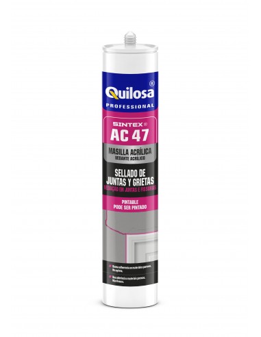 Mastic acrylique sec en 10 minutes - SINTEX AC47 Joints et fissures – QUILOSA