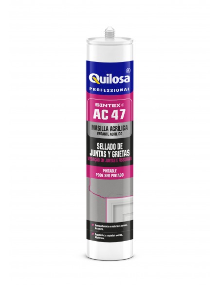 Mastic acrylique sec en 10 minutes - SINTEX AC47 Joints et fissures – QUILOSA