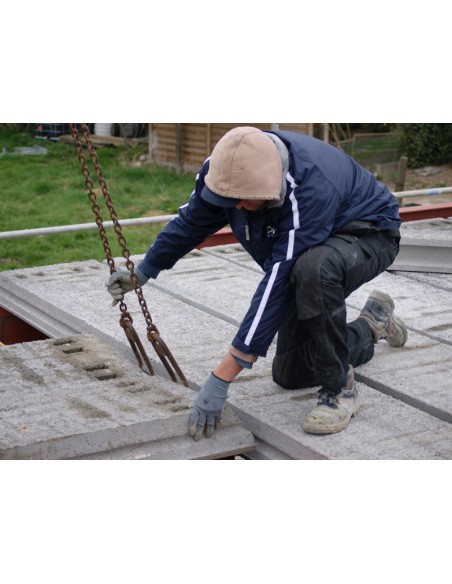 Plancher – Dalles alvéolaires en béton armé livrées et posées