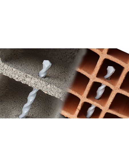 Foret spécial parpaings et briques creuses compatible SDS + – WALLSTER - Diager