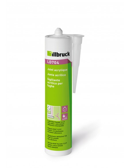 Mastic acrylique pour joints et fissures – LD 704 - Illbruck