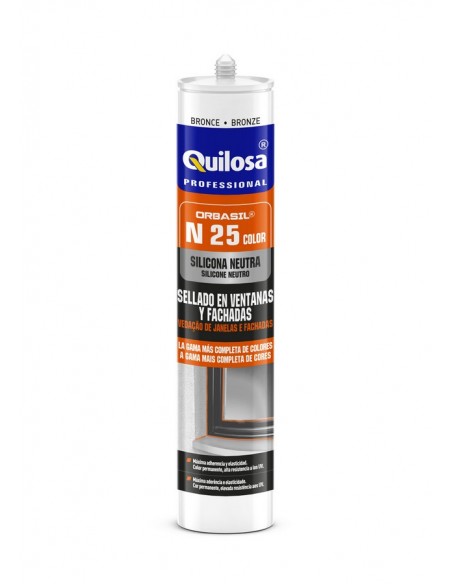 Mastic silicone neutre 31 coloris. Orbasil N25-QUILOSA