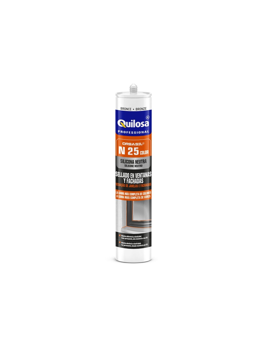 Mastic acrylique 300 ml Blanc - Quilosa