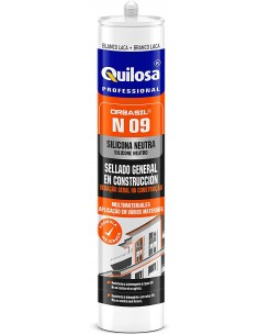 Mastic silicone multi usage Bâtiment, vitrage, Industrie Nec+ SIL MULTI  USAGES