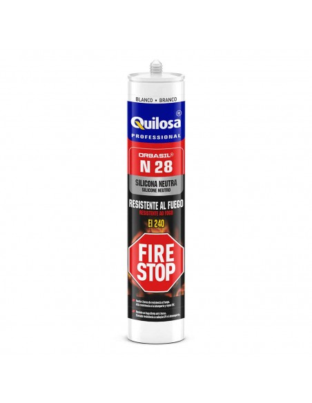 Mastic silicone neutre résistant au feu – N-28 FIRE STOP - QUILOSA