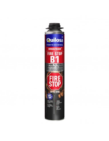 Mousse polyuréthane coupe feu - STOP FIRE B1 - QUILOSA