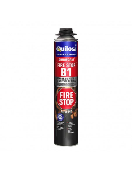 Mousse polyuréthane coupe feu - STOP FIRE B1 - QUILOSA