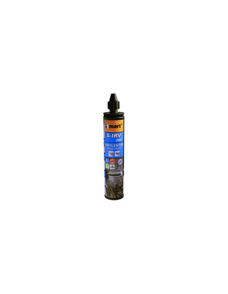 Kit de résine de scellement chimique vinylester - cartouche et 2 canules – S-IRV 300 - SMART