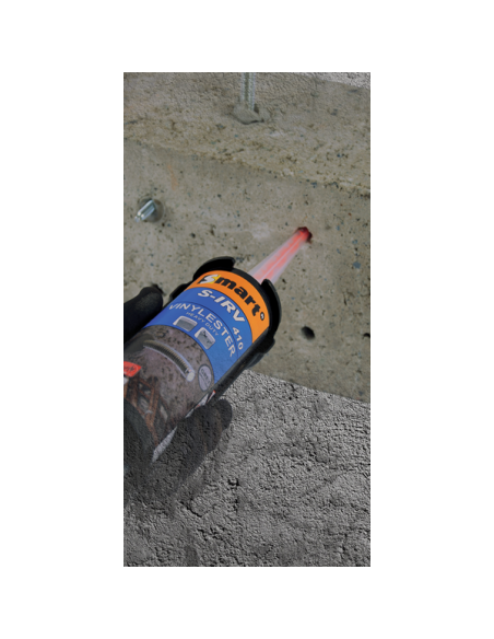 Kit de résine de scellement chimique vinylester - cartouche et 2 canules – S-IRV 300 - SMART