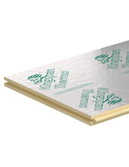 PANNEAUX POUR ISOLATION EN POLYURETHANE KINGSPAN, 120 X 60 CM