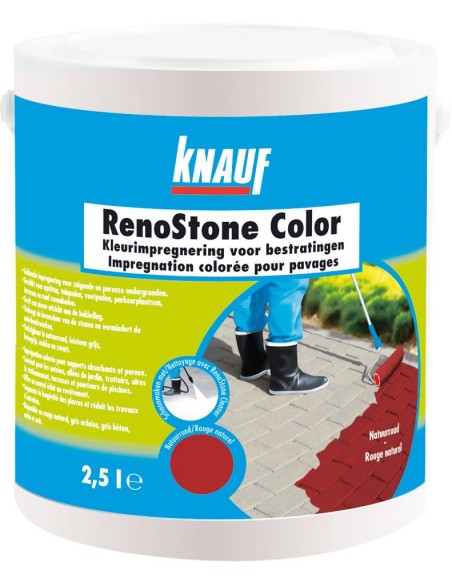 Imprégnation colorée pour pavages - RENOSTONE COLOR - Knauf