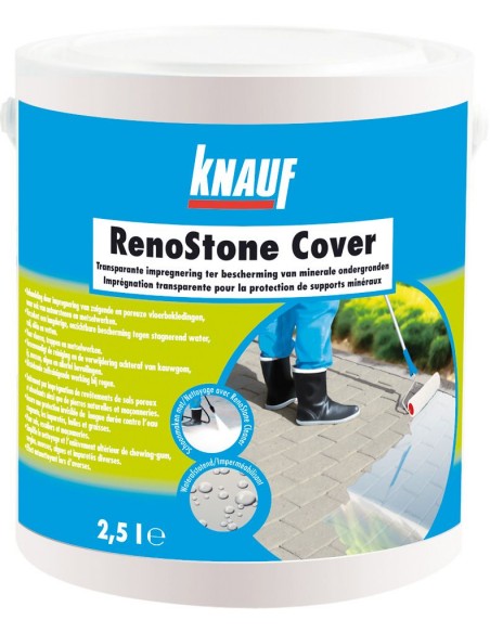 Imprégnation transparente pour la protection des surfaces minérales -  RENOSTONE COVER - Knauf